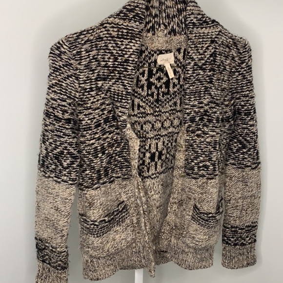 Aritzia Wilfred Free Nord Wool Button Up Cardigan Sweater - Picture 3 of 8